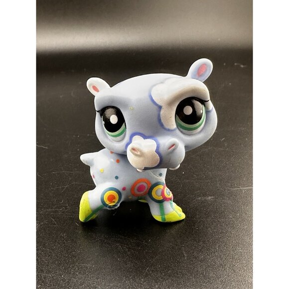 Littlest Pet Shop 1850 LPS Authentic Hippo Blythe Loves Littlest Pet Shop 2008 - Picture 1 of 9